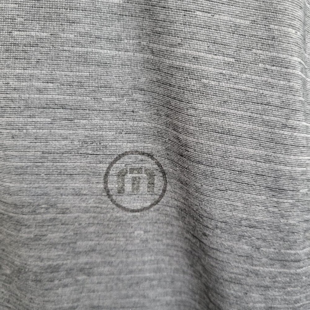 Travis Mathew 1/4 Zip Pullover Mens Large Gray Shirt Performance Golf Stretch - Picture 5 of 7